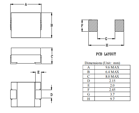?HCB106480N系列功率電感器DELTA